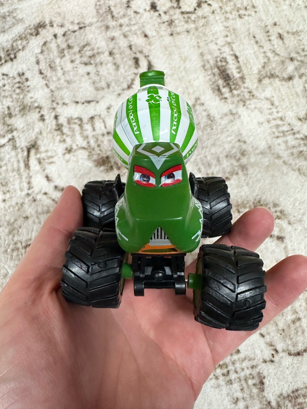Disney Pixar Cars Toon Paddy O'Concrete Diecast Monster Truck 1:43 Scale